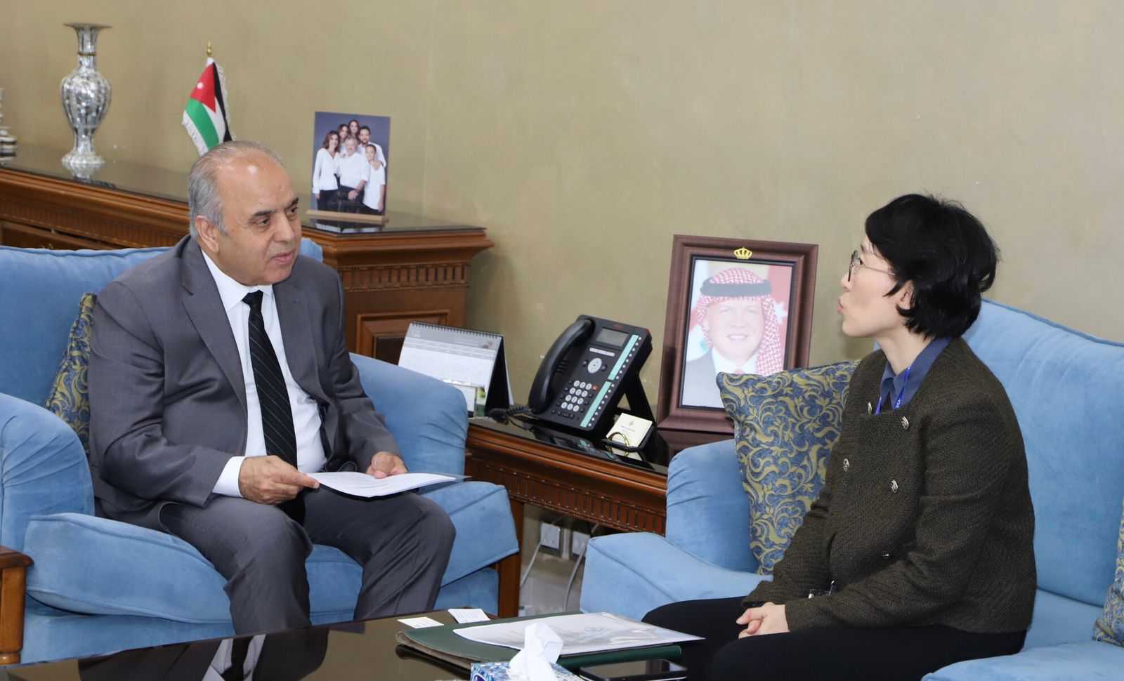Mahafzeh, KOICA head talk educational cooperation